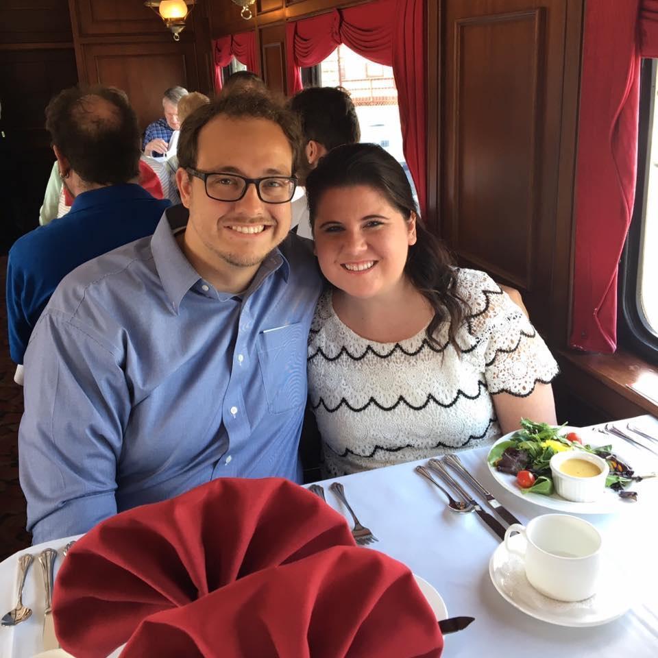 On the Dinner Train! We've had a wonderful time at the KY Dinner Train with both our sets of parents.