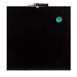 U Brands Square Frameless Magnetic Chalk Board, 14 x 14 Inches, Black (468U00-04)