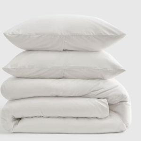 Classic Organic Percale Duvet Cover Set