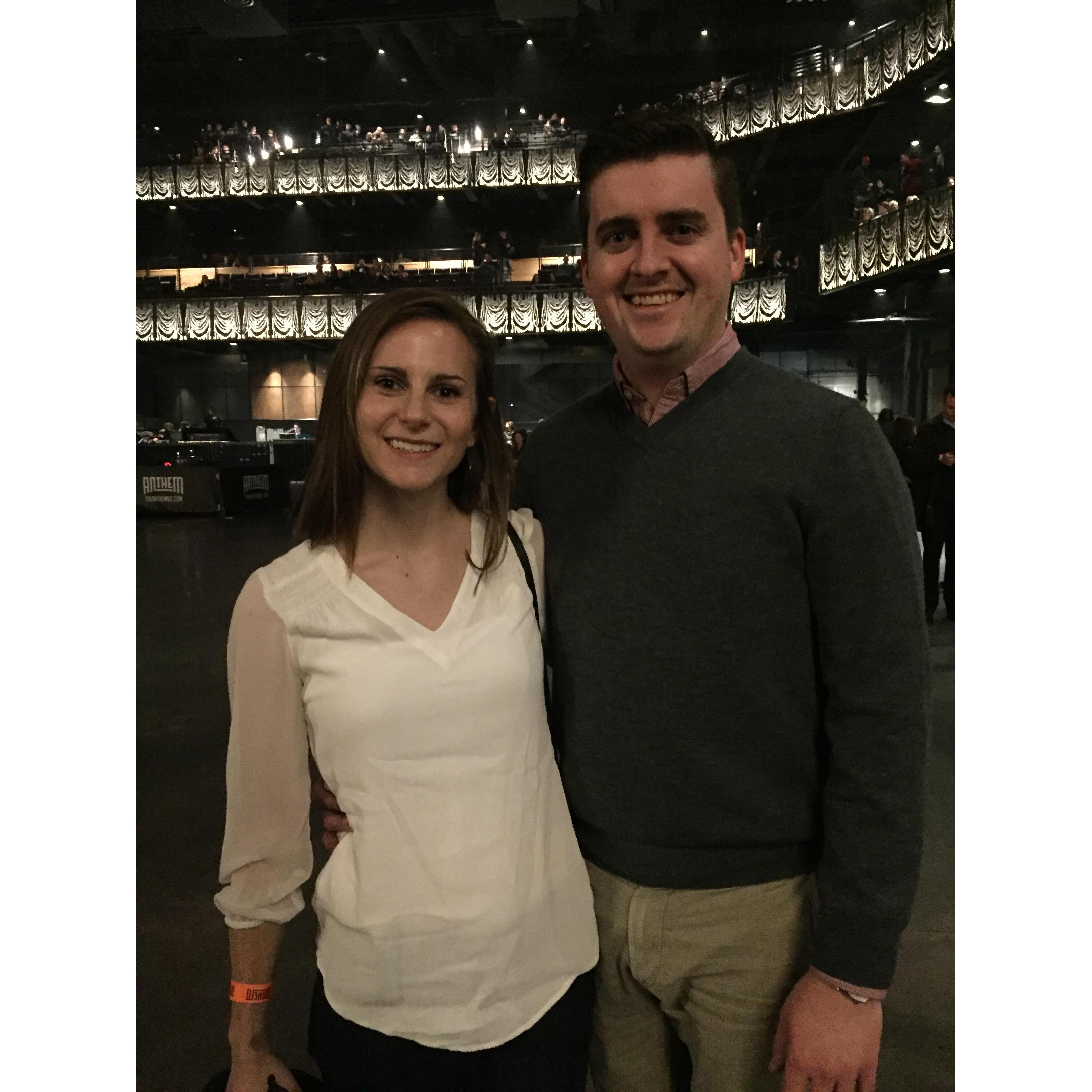 Concert night at The Anthem in DC
