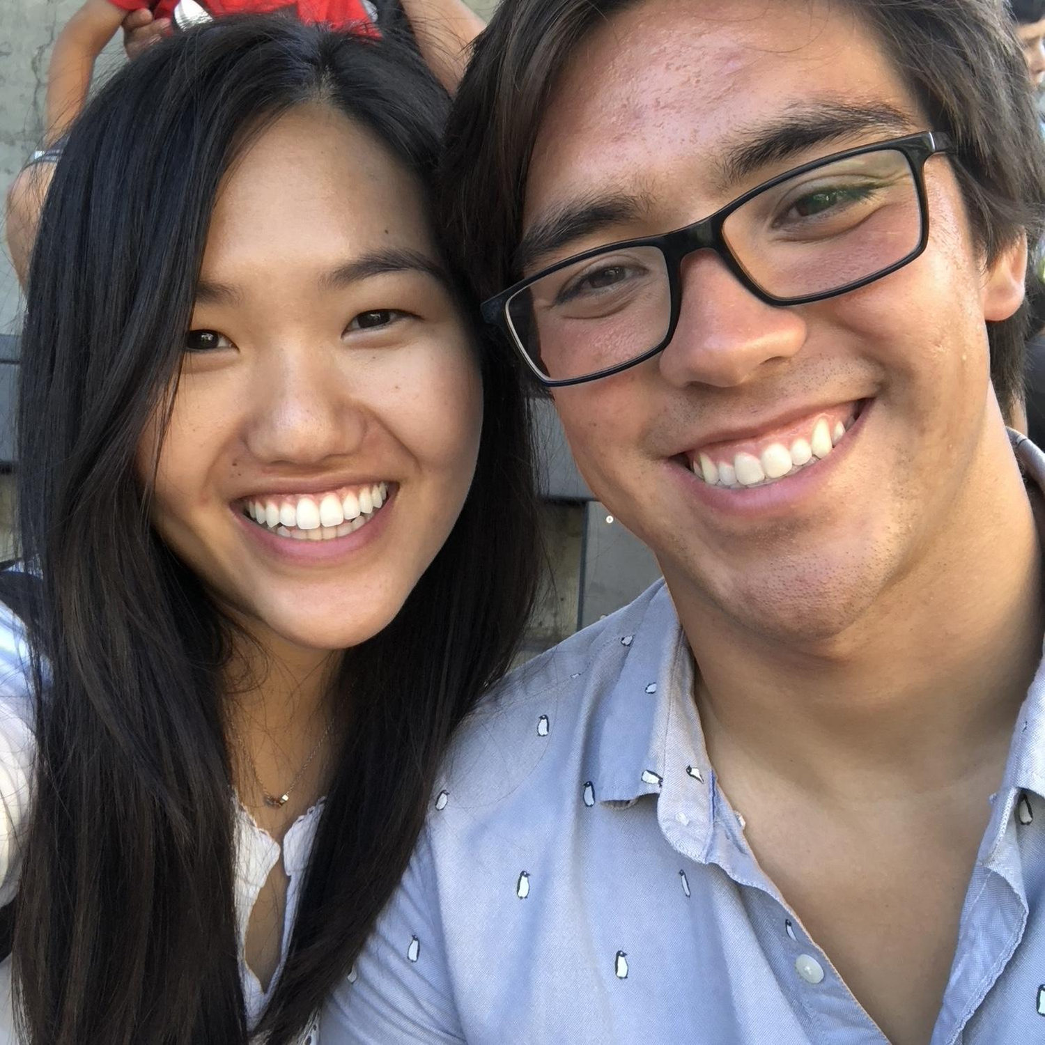 One of SueJie & Ian’s early dates - they went to the Long Beach Aquarium of the Pacific…