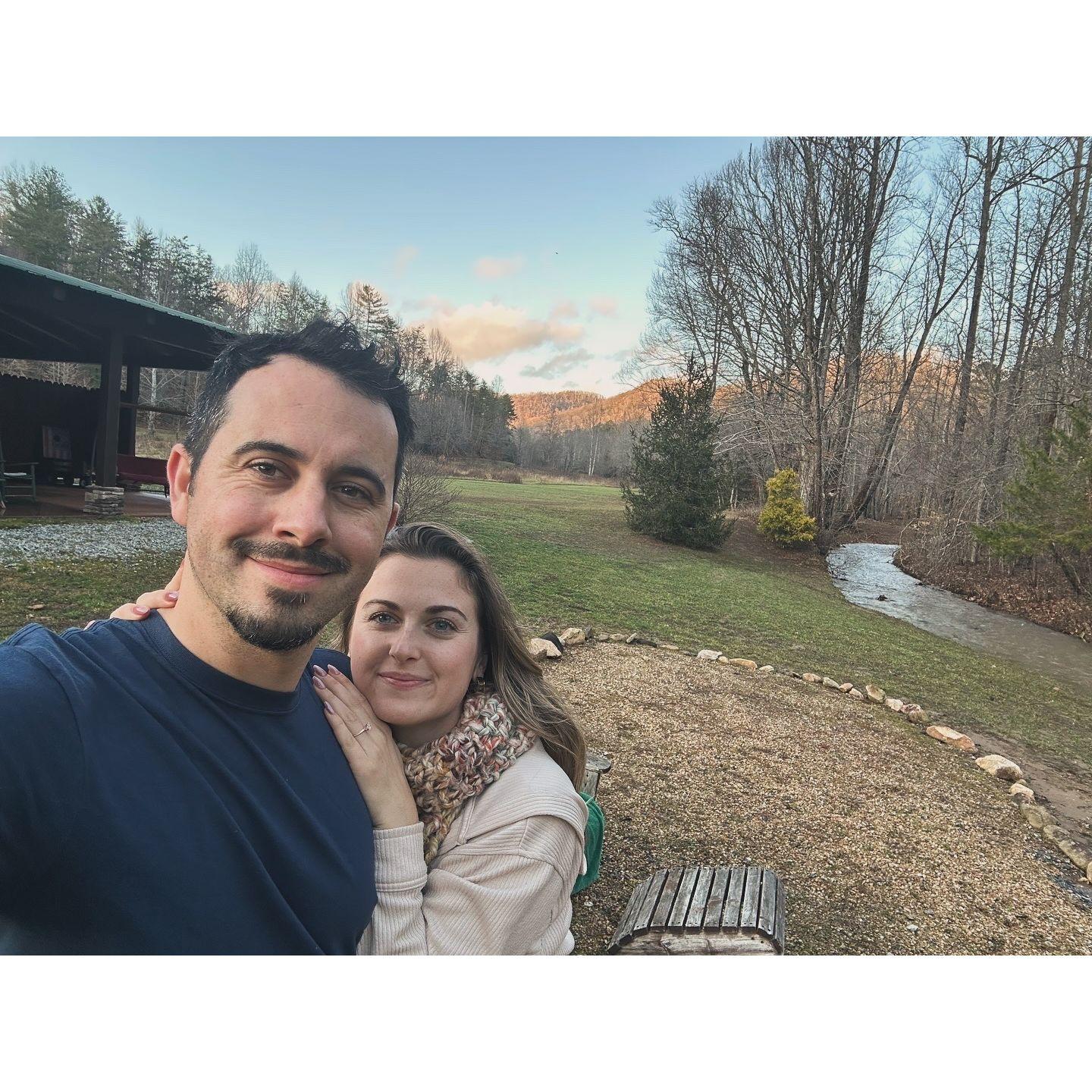 The weekend we got engaged <3