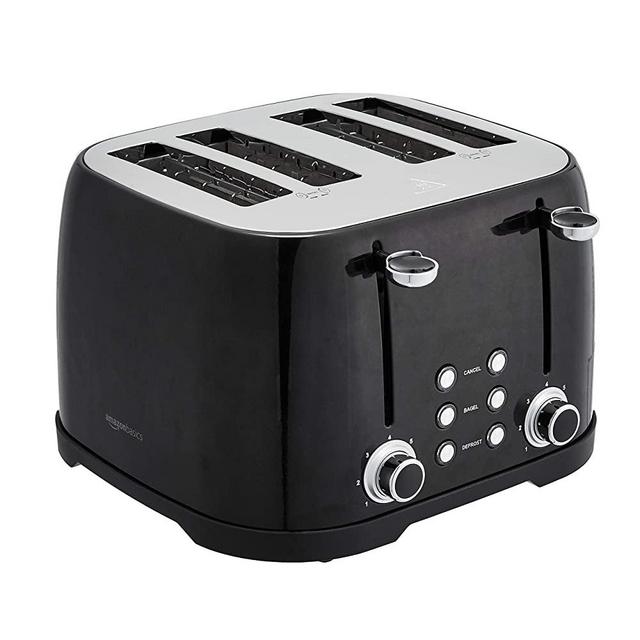 AmazonBasics 4-Slot Toaster, Black