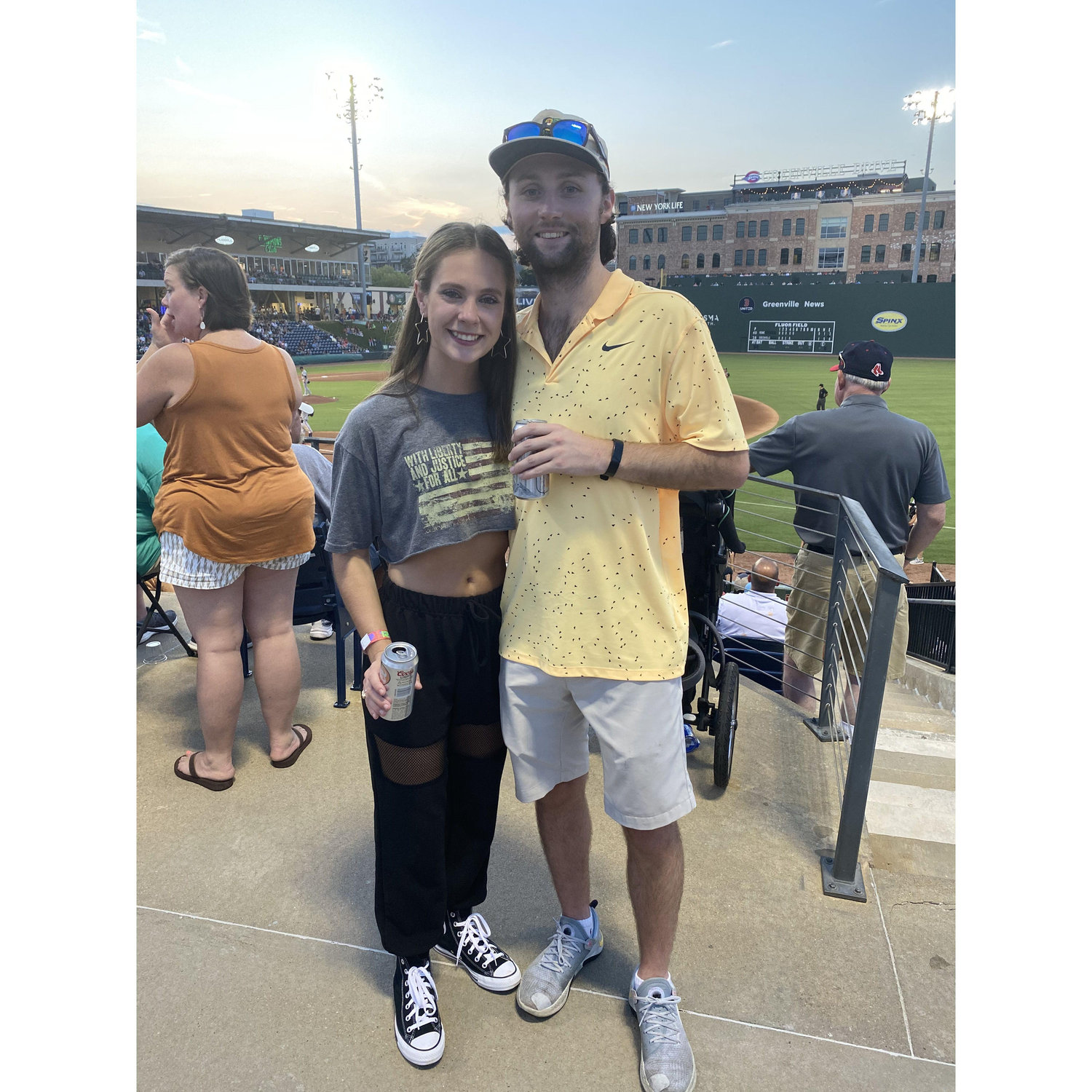 Our first photo together!