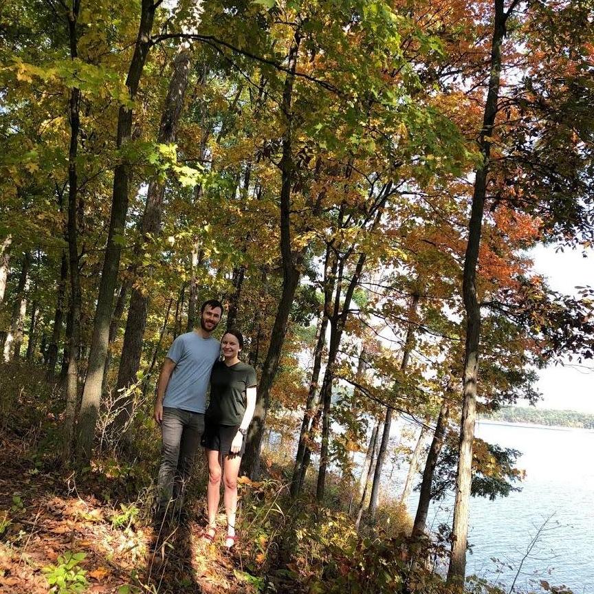 First camping trip together at Lake Shelbyville, IL