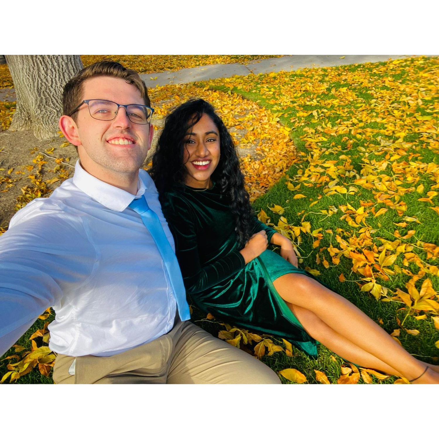 Us in Yellow Leaves