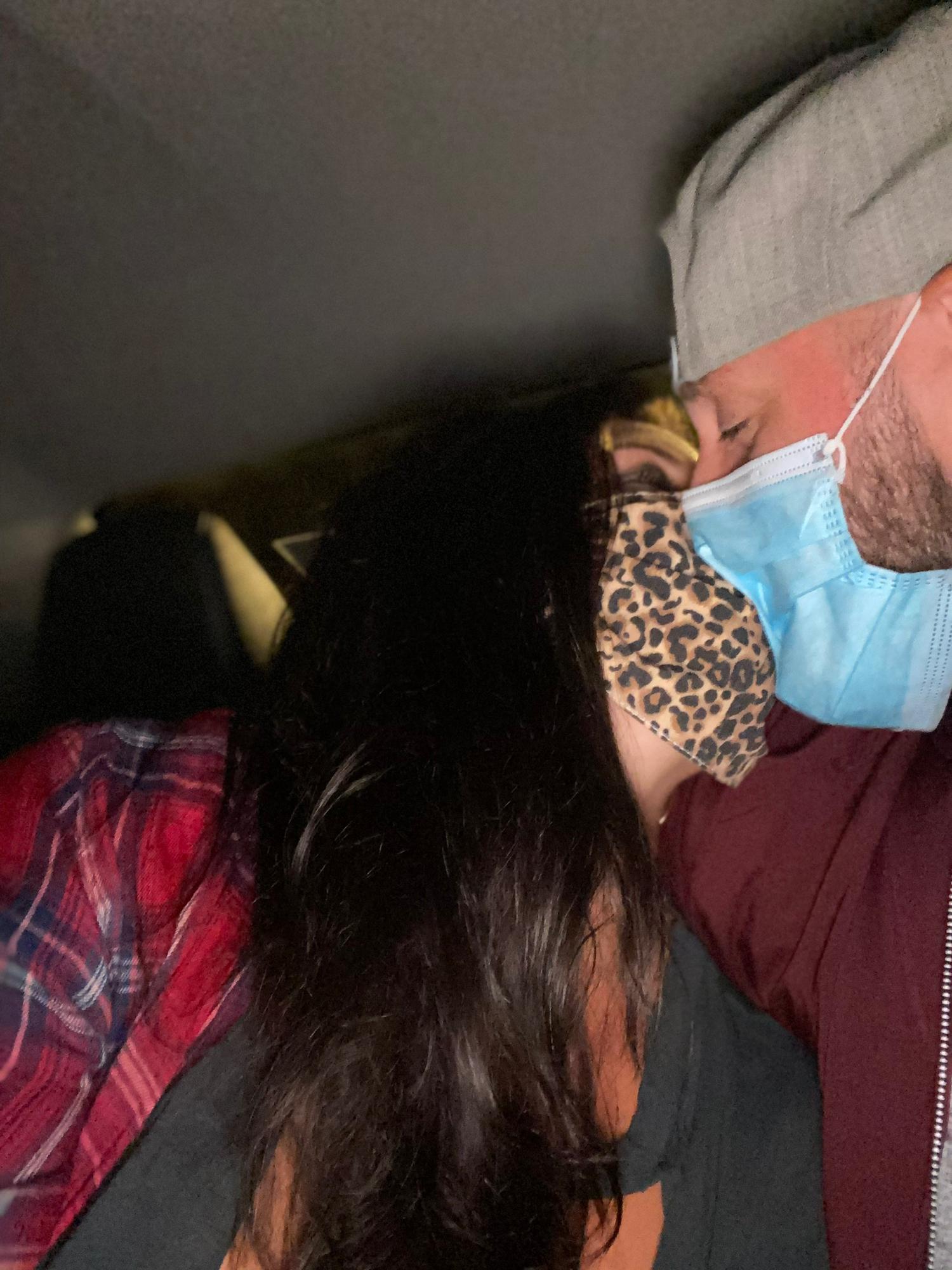COVID dating = mask kisses in the back of an Uber