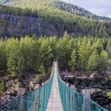 Kootenai Falls Suspension Bridge
