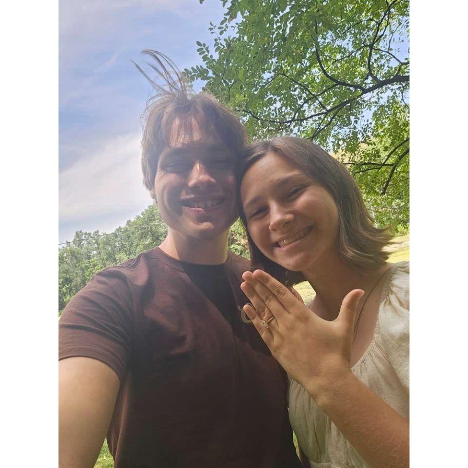 right after Owen and Helen got engaged at Schenley Park in Oakland!