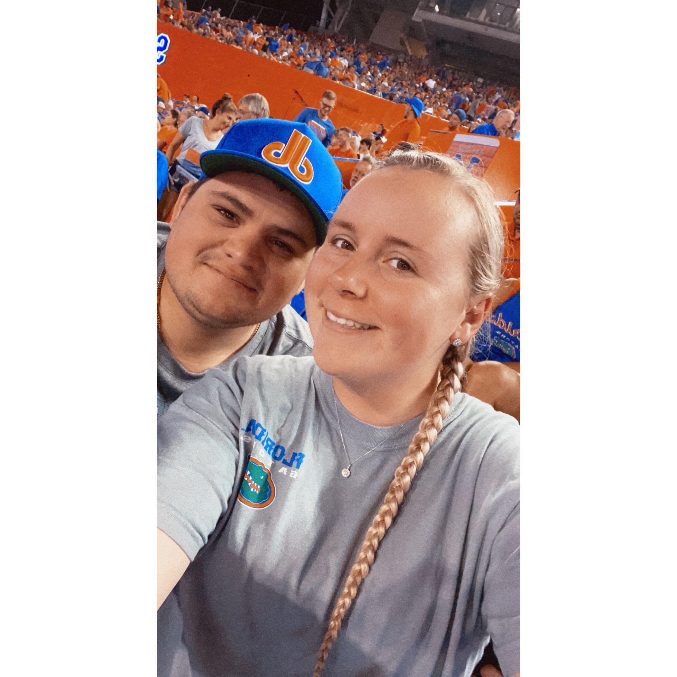 turned him into a gator fan - chomp chomp!