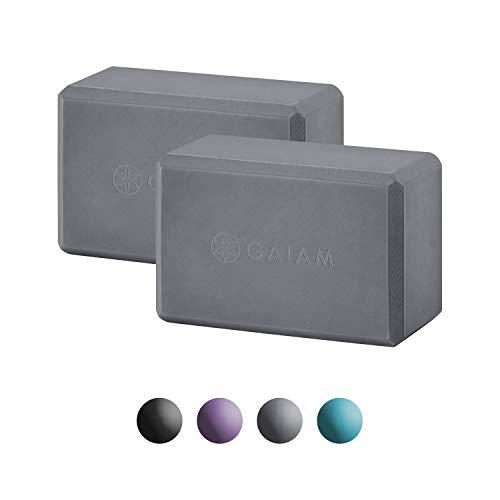 Gaiam Essentials Yoga Block (Set of 2) - Supportive Latex-Free EVA Foam Soft Non-Slip Surface for Yoga, Pilates, Meditation
