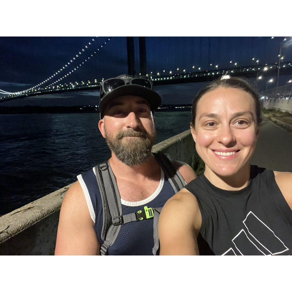 Our first bike ride together... 35 miles!