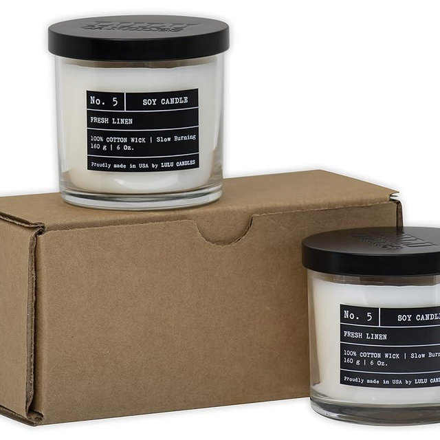 Lulu Candles | Jasmine, Oud & Sandalwood |Luxury Scented Soy Jar Candle | Hand Poured in The USA | Highly Scented & Long Lasting (6 Oz. 2 Pack)
