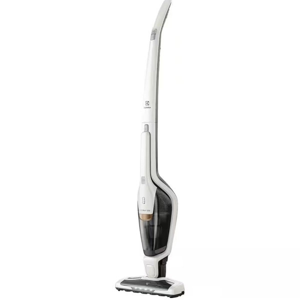 Electrolux Ergorapido Bagless, Cordless, 2-Step Filtration, Detachable Handset, All Floor Types in White Stick Vacuum EHVS2510AW