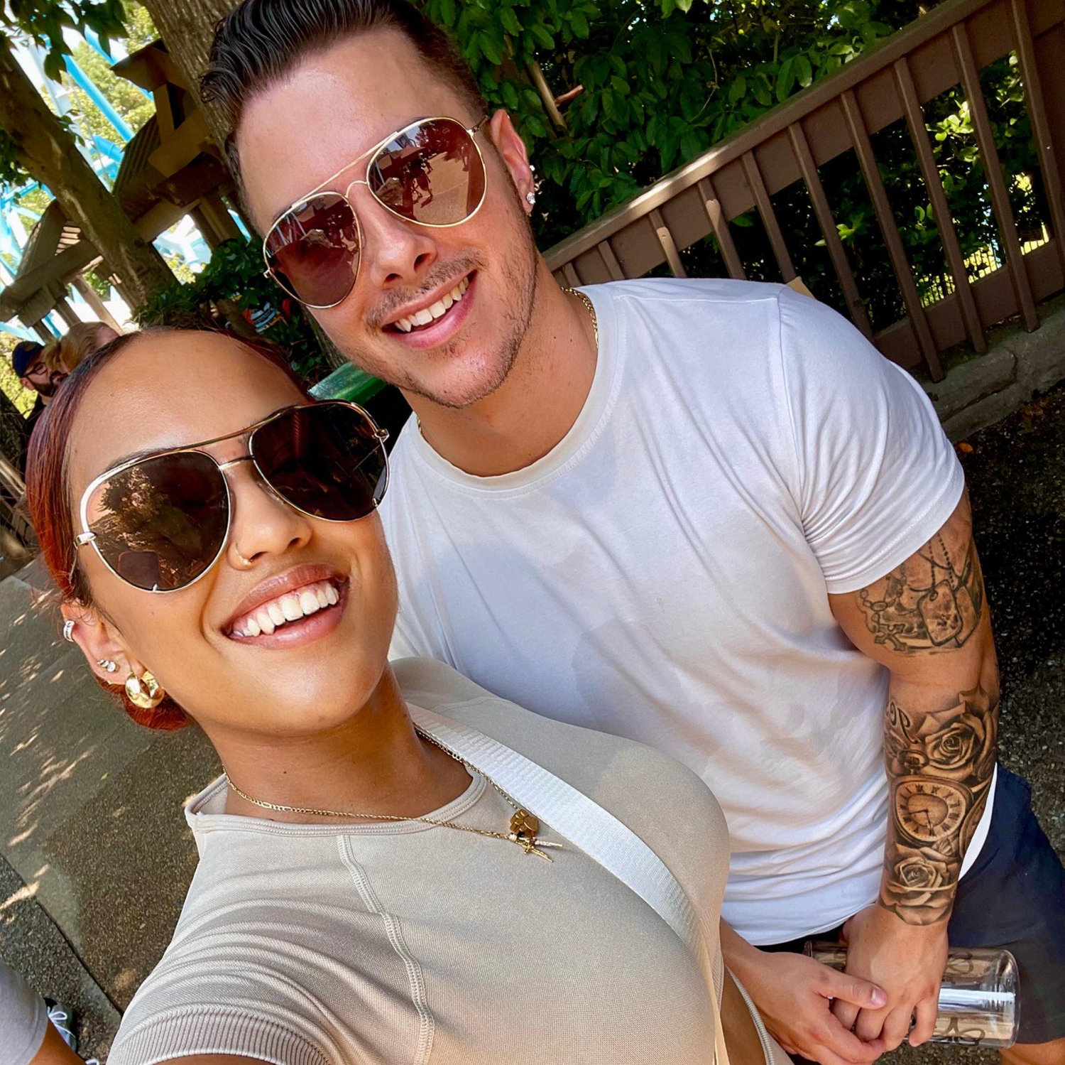 Hottest day of they year in Busch Gardens Virginia, and we rode every rollercoaster