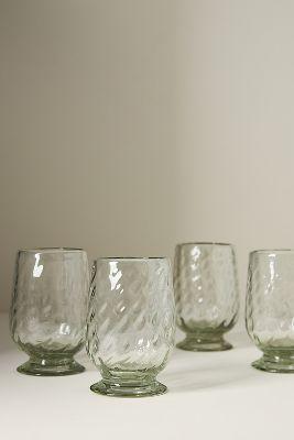 Greer Glass Goblets, Set of 4