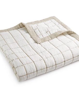 Hotel Collection Waffle Weave King Coverlet