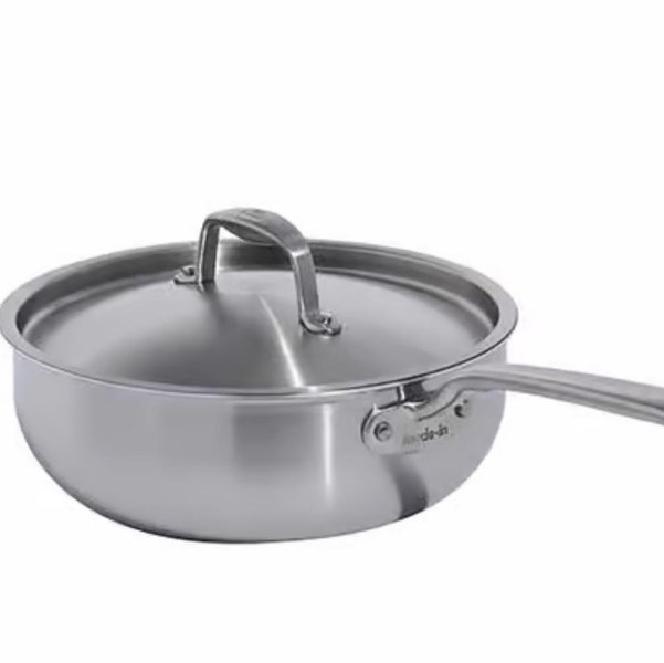 Made In Cookware Stainless Steel Chef Pan 3 qt Silver