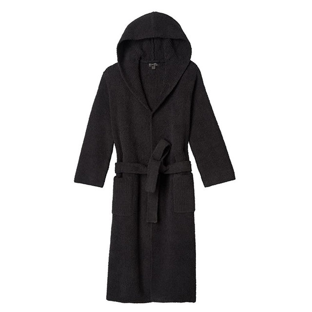 Barefoot Dreams CozyChic Ribbed Hooded Robe