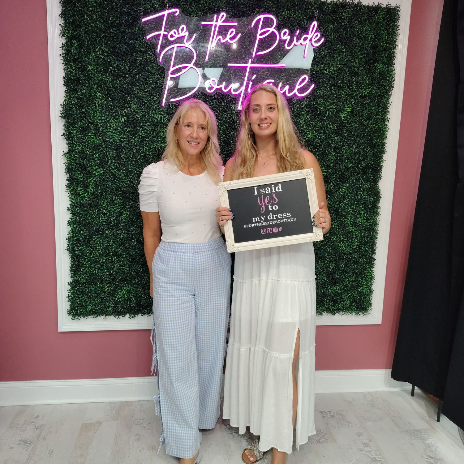 A beautiful day with the best gals, lots of laughs, happy tears, and Amber finding her dream dress for the best day ever!
