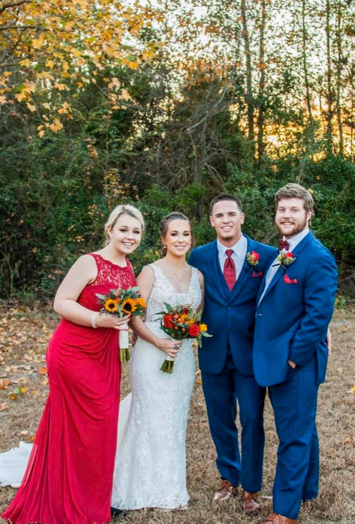 Morgan and Matthews wedding day