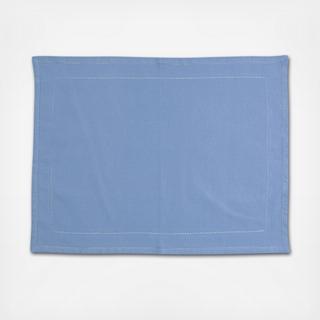 Cotone Linens Double Stitched Placemats, Set of 4