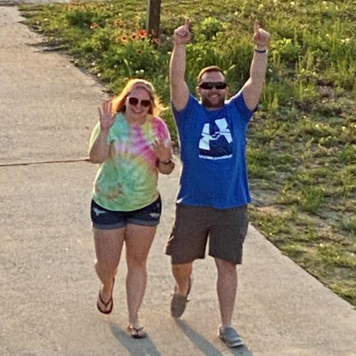 Coming back from the beach, newly engaged!
July 2020