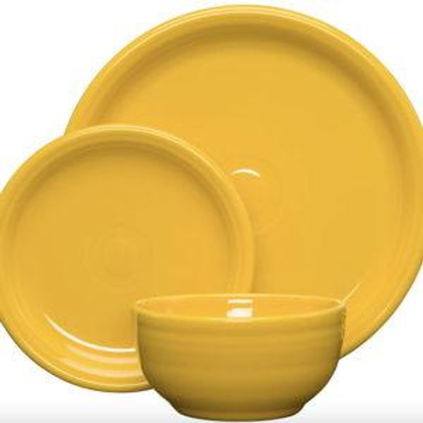 Bistro Coupe 3-Piece Place Setting, Service for 1