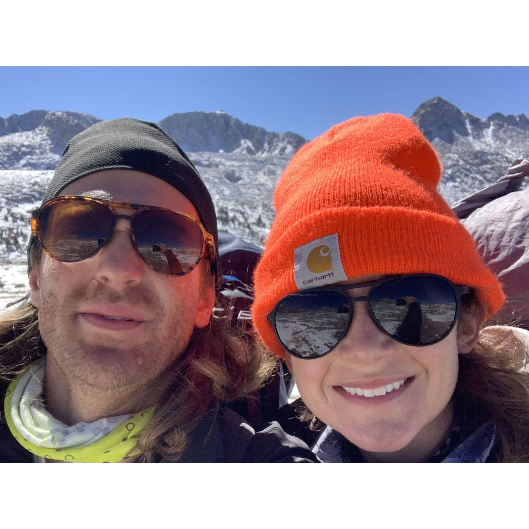 Backpacking in the Sierras, 2021