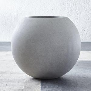 Sphere Large Light Grey Planter