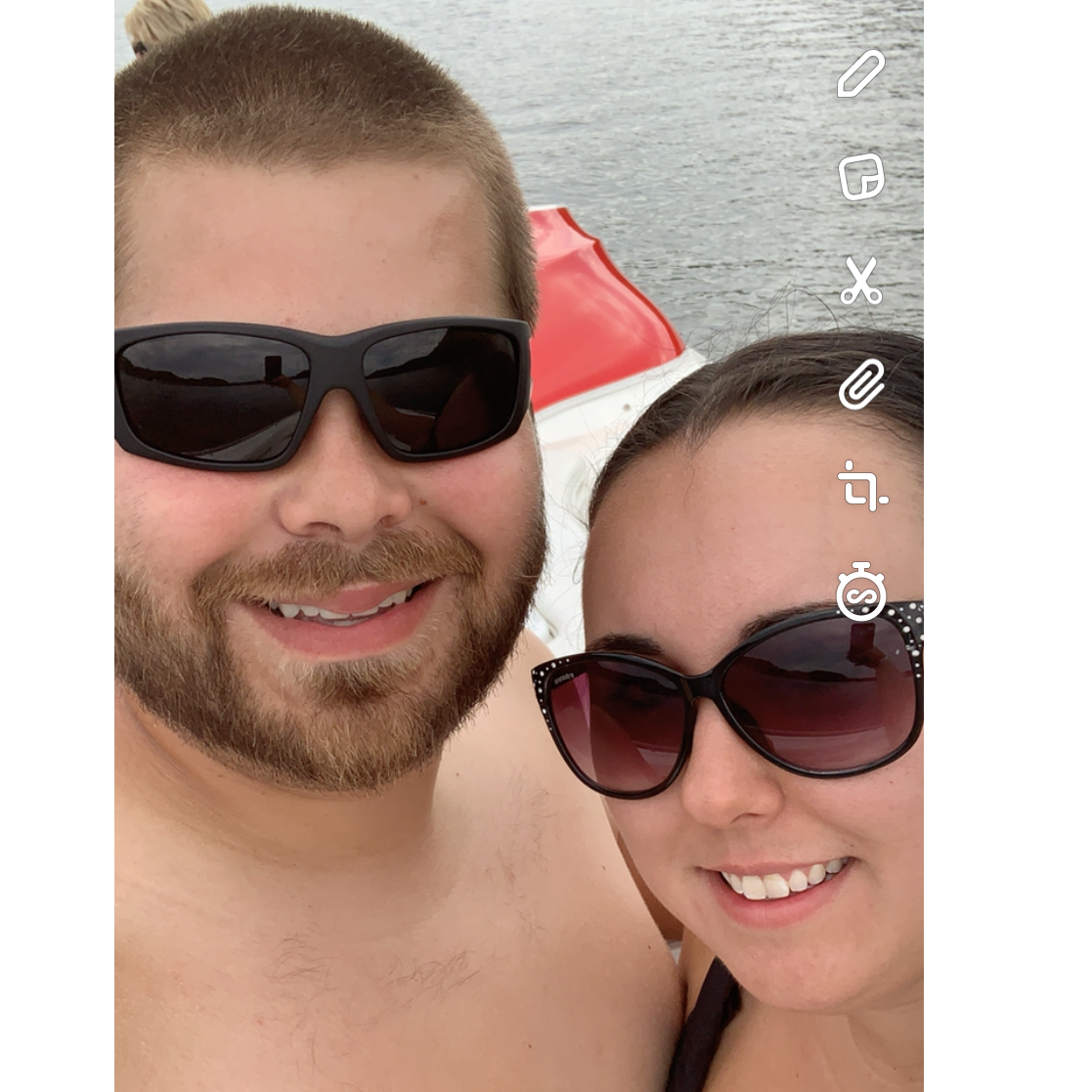Summer 2019 - Vanessa and Jordan got engaged at the Lake of the Ozarks and love to spend weekends there during the summer.