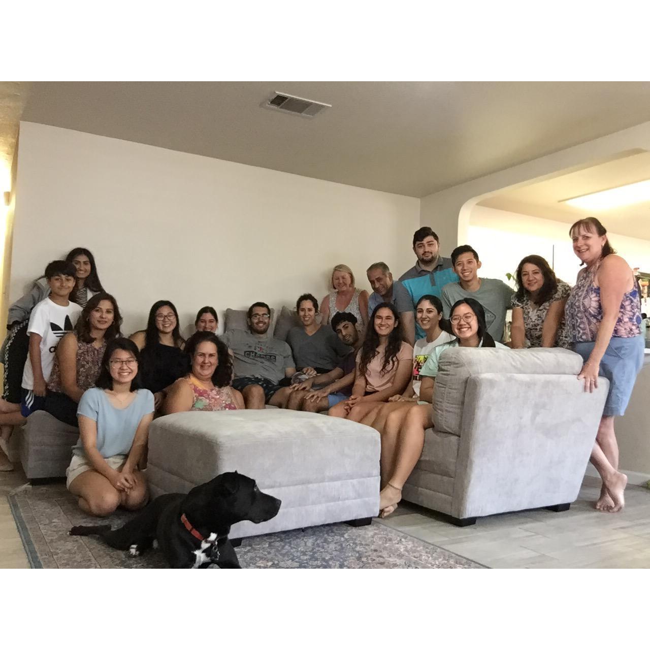 Housewarming with the Sadrai's