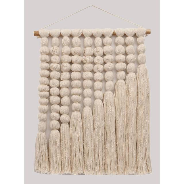 18" x 24" Hand Made Cotton Wall Art Cream - Opalhouse™