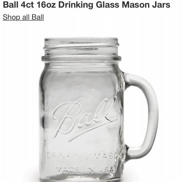 Ball Mason Jars with handle