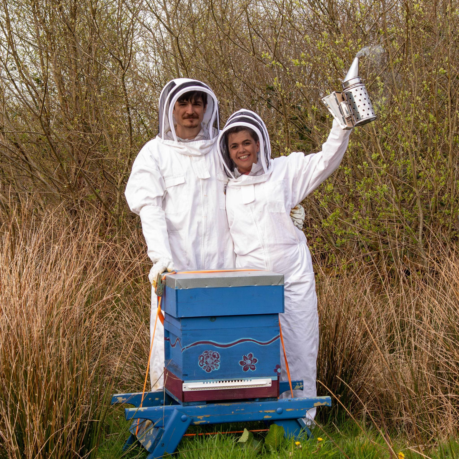 It's not just the two of us, the Queen Bee is never too far away!... we hope...