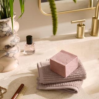 Turkish Ribbed Washcloth, Set of 2