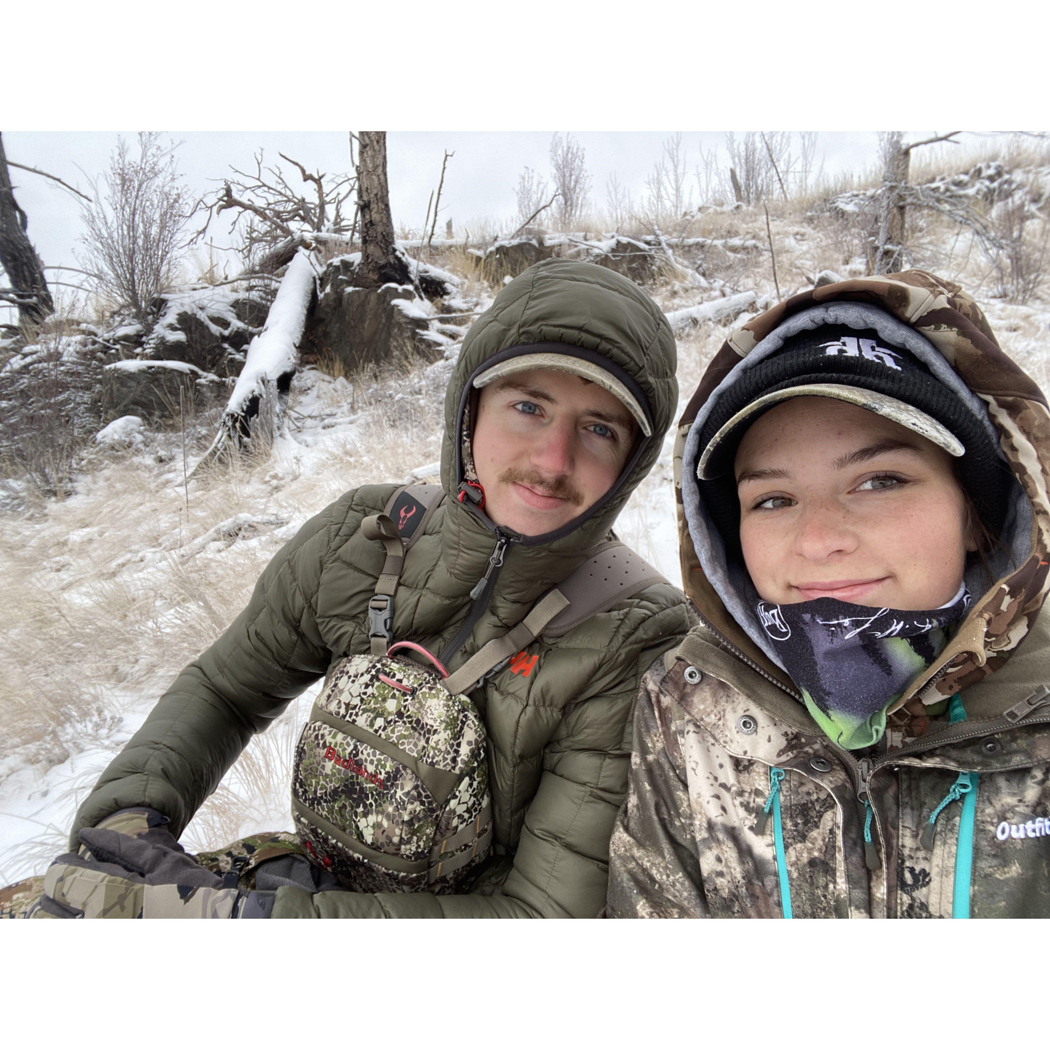 Our first hunting trip