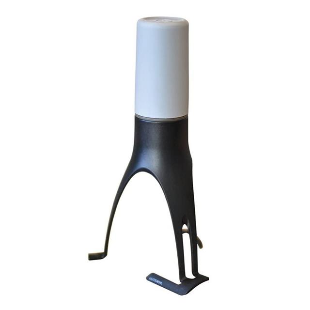 Uutensil StirrTime, Automatic Pan Stirrer with Timer (New Design), Light Gray & Gray