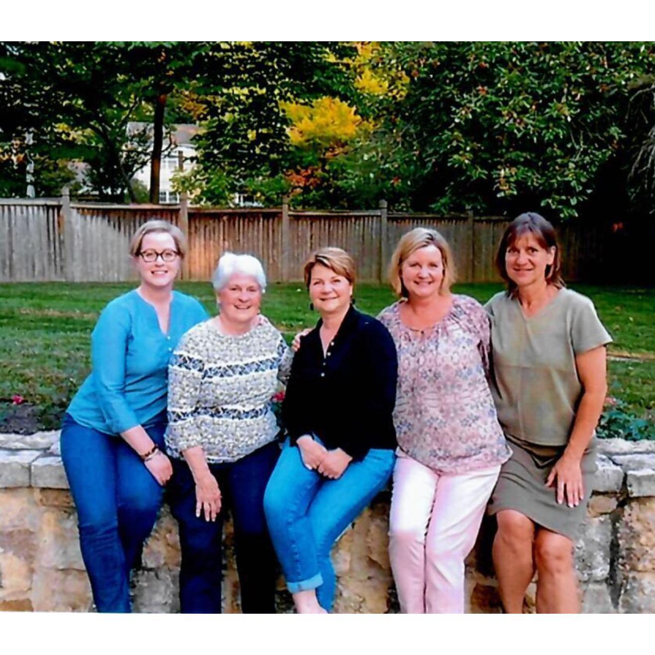 Christina, Sally, Holly, Nancy and Jamie