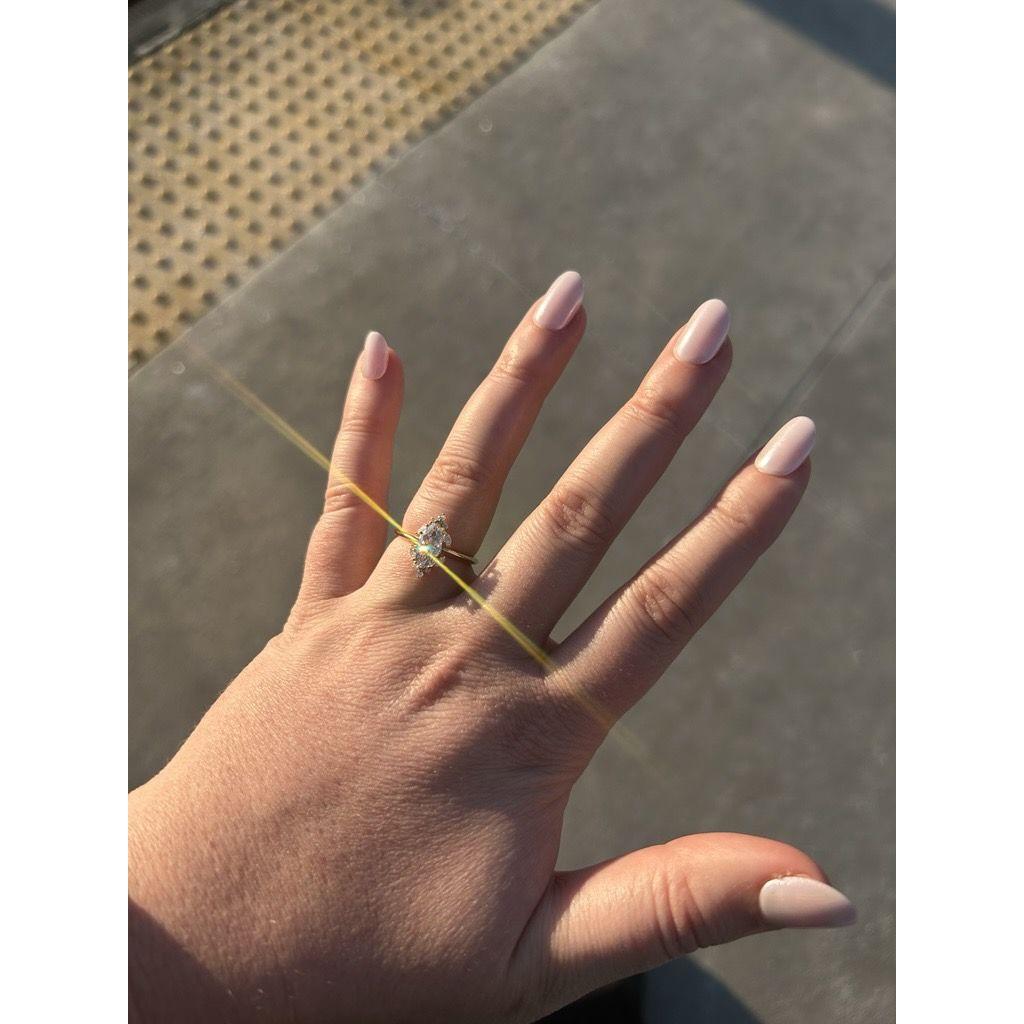 Apparently Kaylee's roommate in college told max to propose with acryllic nails since Kaylee never gets her nails done. 2 years later he remembered and brought acryllic nails!