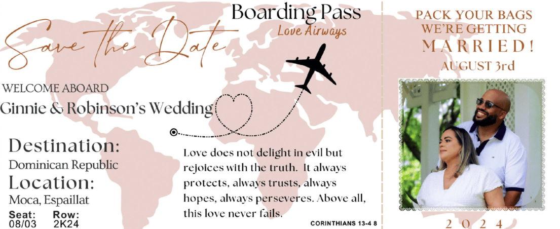 The Wedding Website of Ginnie Collado and Robinson Santana