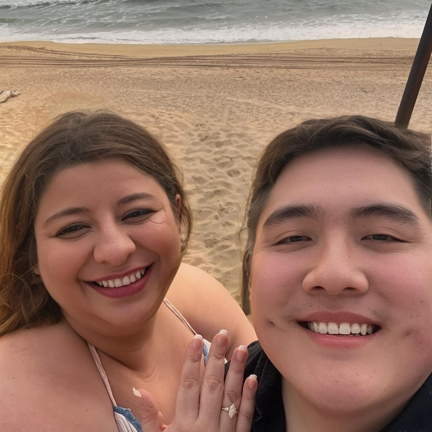 May 15, 2025 — We’re engaged!