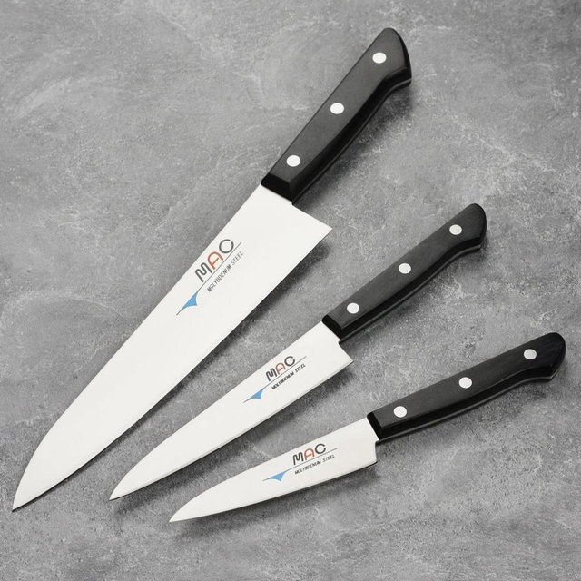 MAC Chef Series 3 Piece Knife Set