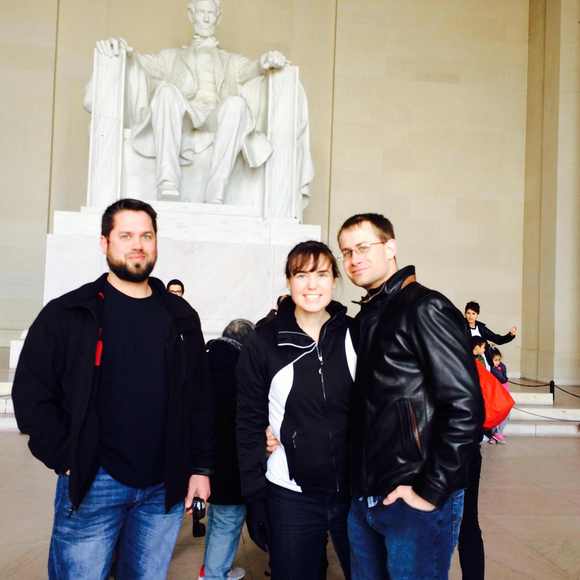 Daniel's brother, and Abe Lincoln approve. Also, Katie no longer owns that jacket. I think.
