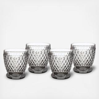 Boston Double Old Fashioned Glass, Set of 4