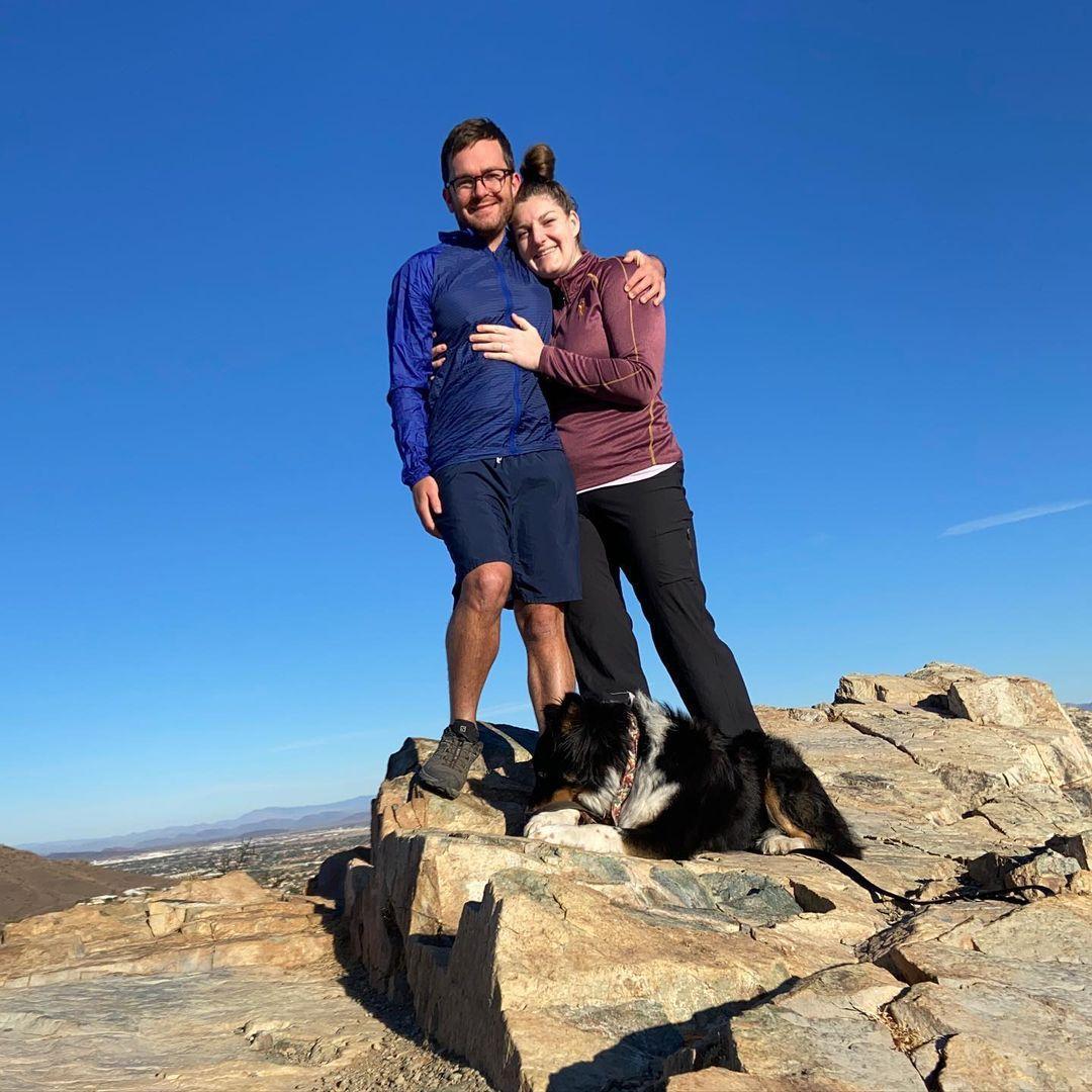 Chief witnessed our engagement on top of Shadow Mountain...no take backs!