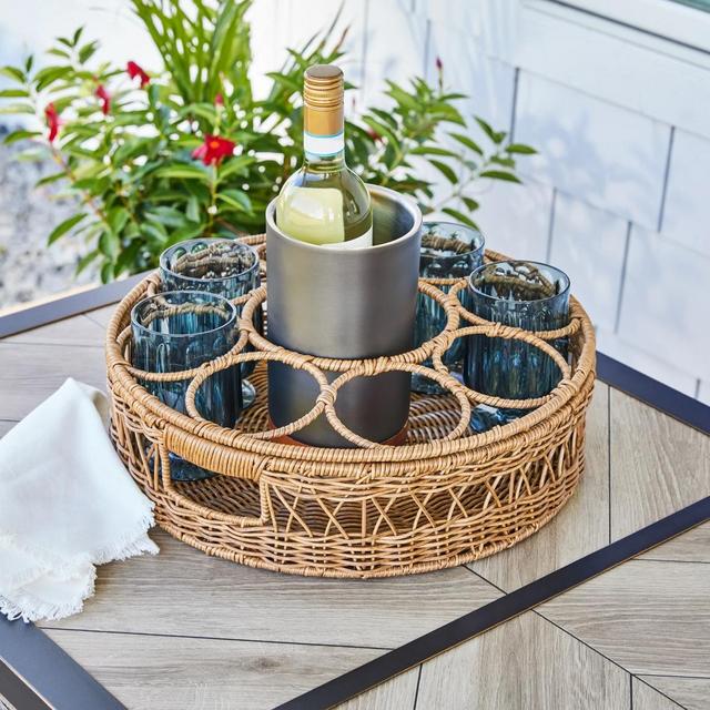Better Homes & Gardens Rattan Large Beverage Tray