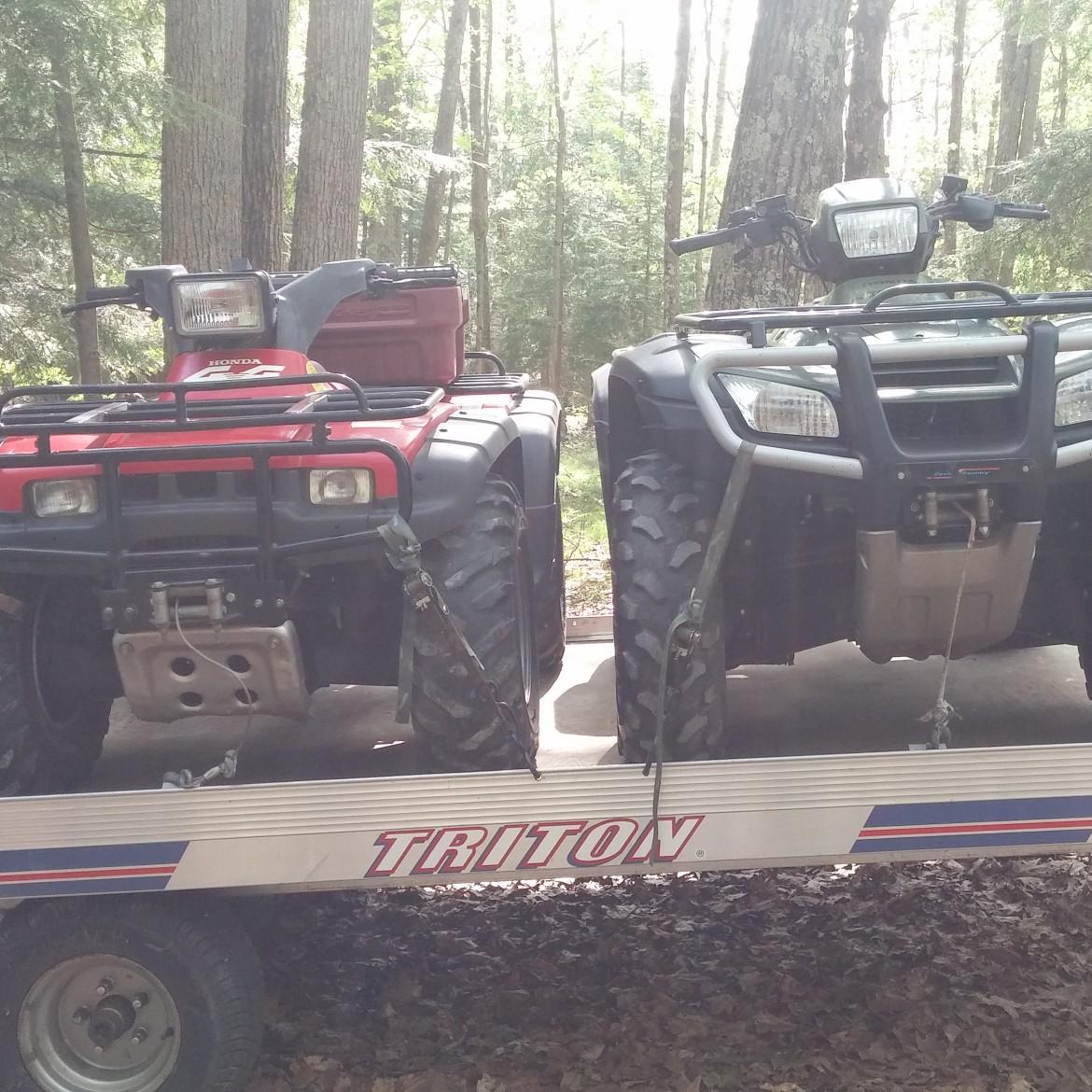 Taylor and Nathan first ATV trip. May 23, 2016
