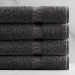802-Gram Turkish Towel Collection - Charcoal Bath Sheet