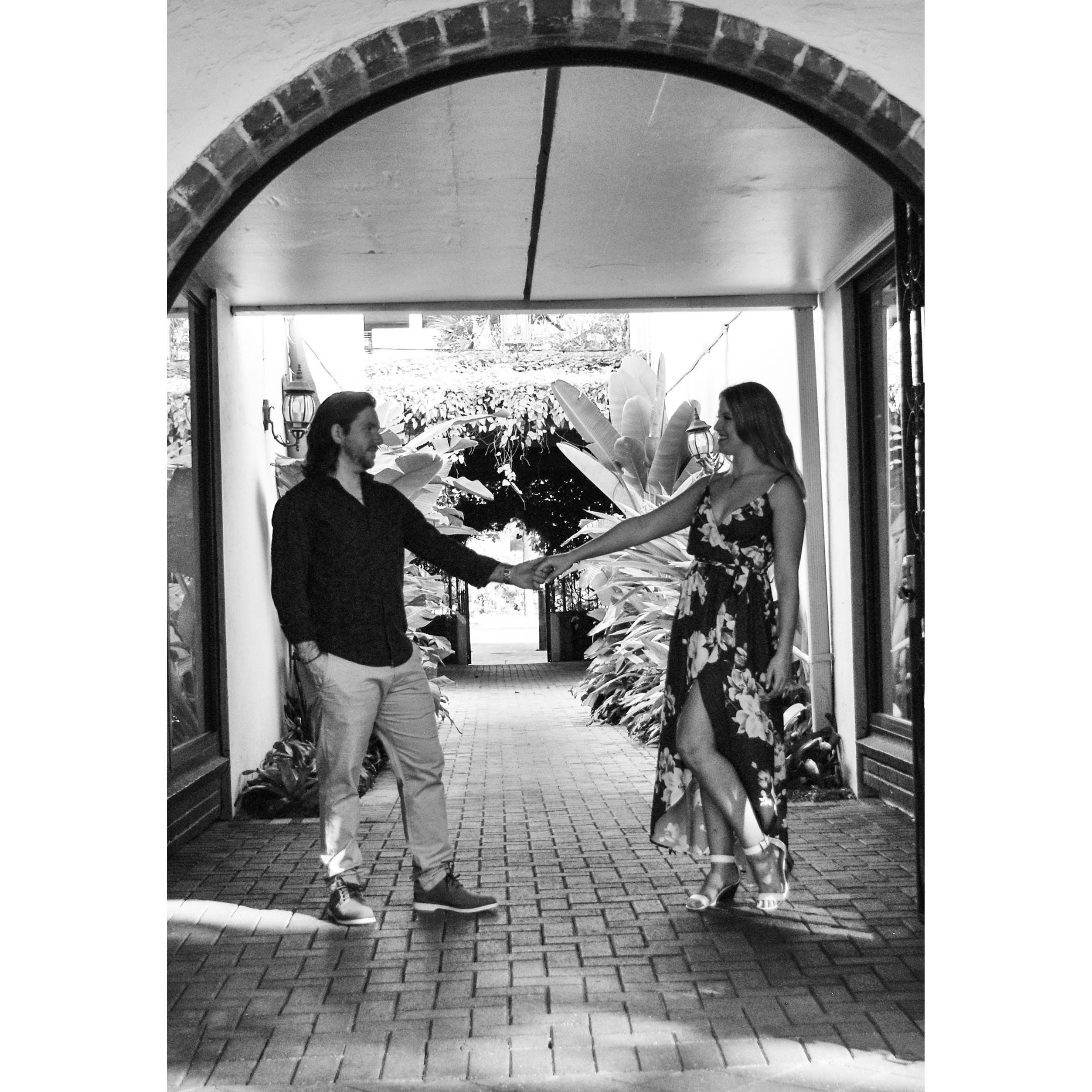 Engagement Photos on Las Olas Blvd in Ft. Lauderdale, FL!